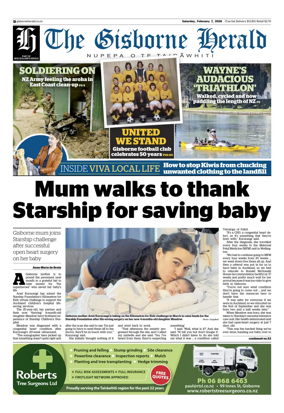 Cover of The Gisborne Herald (Saturday edition)