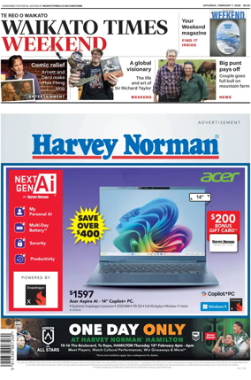 Cover of Waikato Times