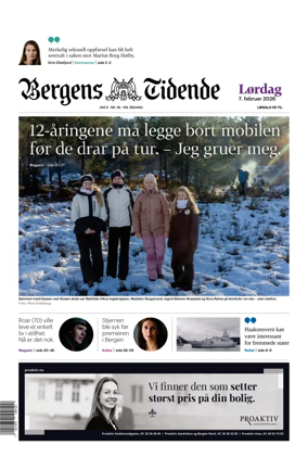 Cover of Bergens Tidende
