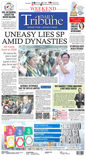 Cover of Daily Tribune (Philippines)