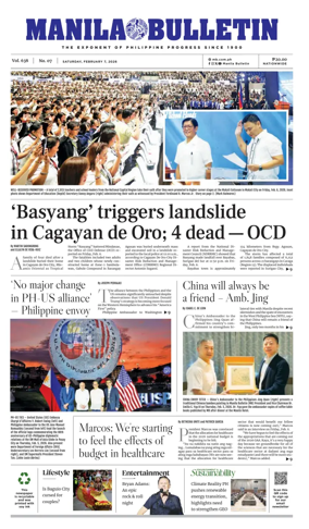 Cover of Manila Bulletin
