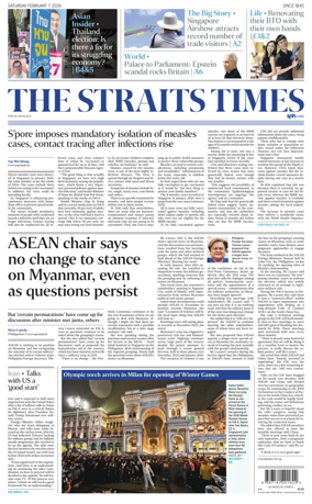 Cover of The Straits Times