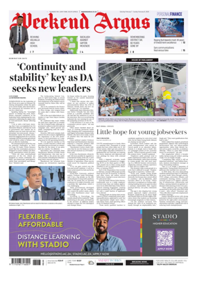 Cover of Weekend Argus (Saturday Edition)