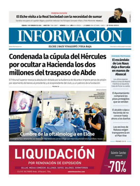 Cover of Diario Informacion (Elche y Vega Baja)