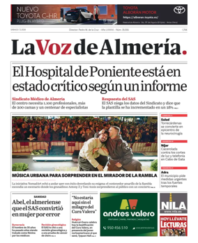 Cover of La Voz de Almeria