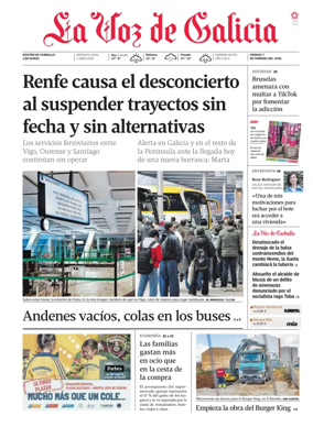 Cover of La Voz de Galicia (Carballo)