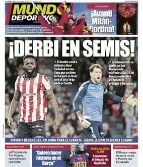 Cover of Mundo Deportivo (Bizkaia-Araba)