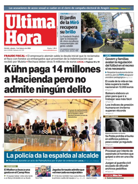 Cover of Ultima Hora
