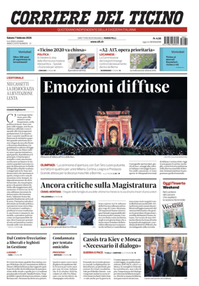 Cover of Corriere del Ticino