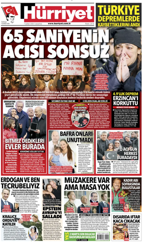 Cover of Hurriyet