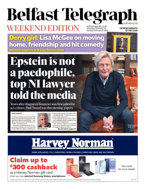 Cover of Belfast Telegraph