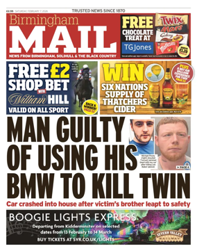 Cover of Birmingham Mail