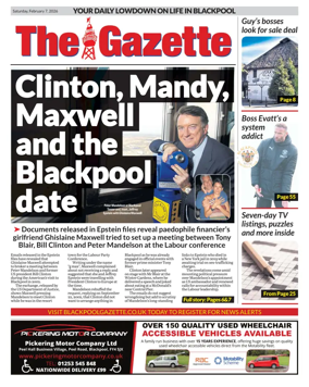 Cover of Blackpool Gazette