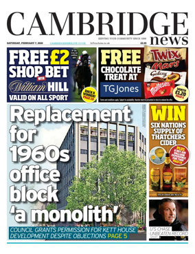 Cover of Cambridge News