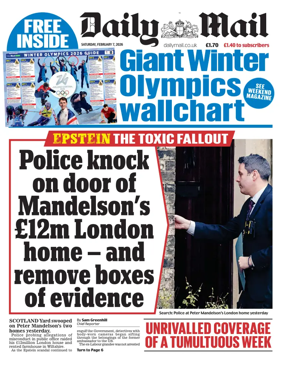 Cover of Daily Mail