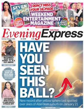 Cover of Evening Express