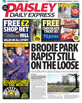 Cover of Paisley Daily Express