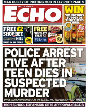 Cover of South Wales Echo