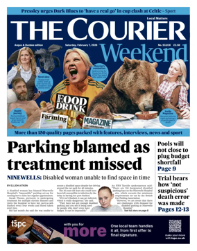 Cover of The Courier & Advertiser (Angus and Dundee)