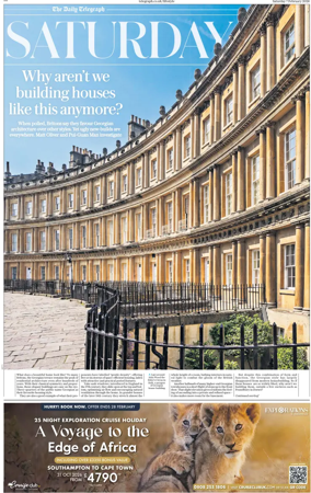 Cover of The Daily Telegraph – Saturday Supplement