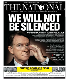 Cover of The National (Scotland)