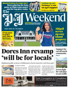 Cover of The Press and Journal (Inverness Highlands and Islands)