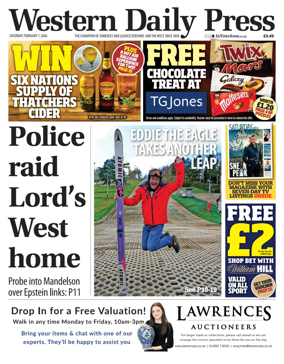 Cover of Western Daily Press (Saturday)