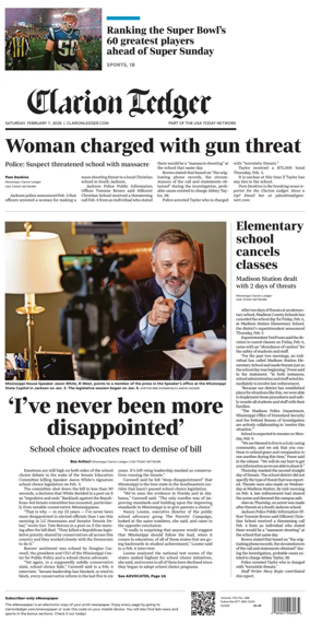 Cover of Clarion Ledger