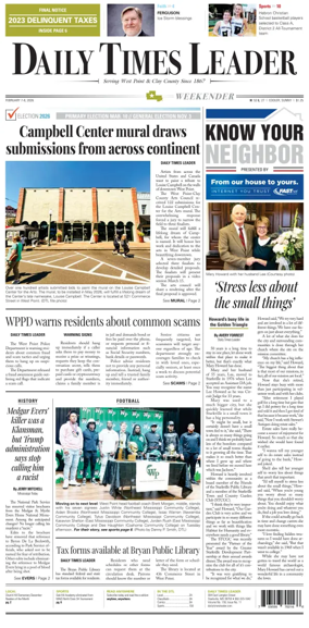 Cover of Daily Times Leader