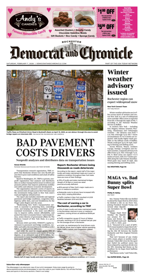 Cover of Democrat and Chronicle