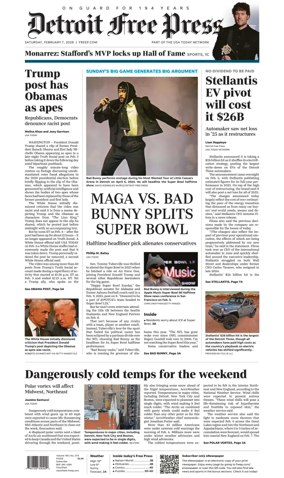 Cover of Detroit Free Press