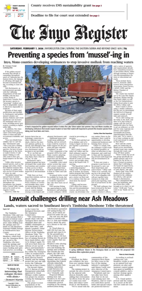 Cover of Inyo Register