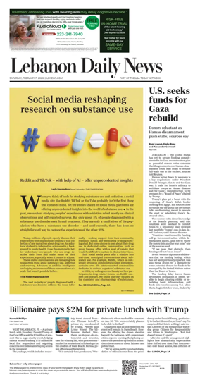 Cover of Lebanon Daily News