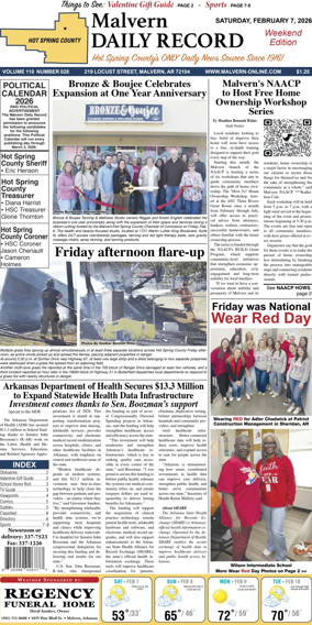 Cover of Malvern Daily Record