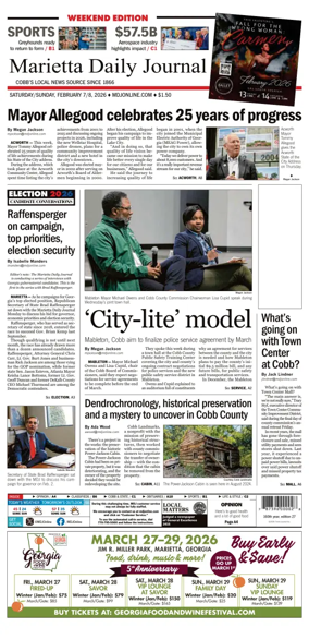 Cover of Marietta Daily Journal