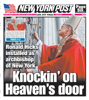 Cover of New York Post
