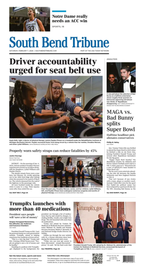 Cover of South Bend Tribune