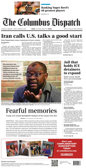 Cover of The Columbus Dispatch