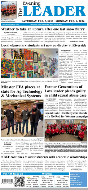 Cover of The Evening Leader