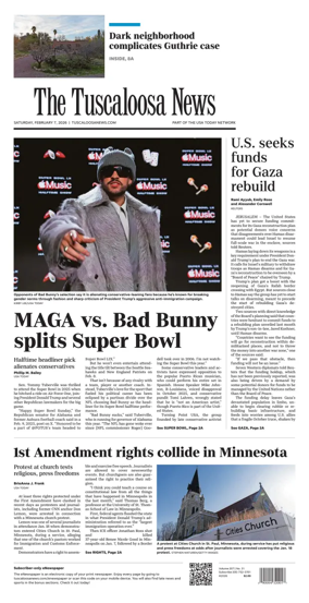 Cover of The Tuscaloosa News