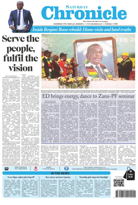 Cover of Chronicle (Zimbabwe)
