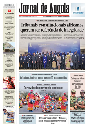 Cover of Jornal de Angola