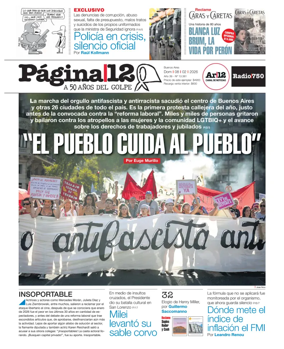 Cover of Pagina 12