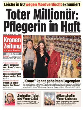 Cover of Kronen Zeitung