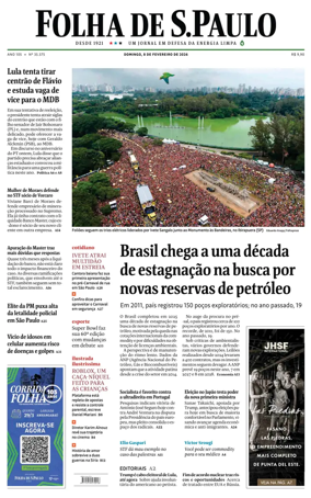 Cover of Folha de S.Paulo