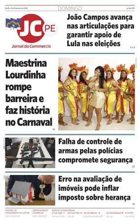 Cover of Jornal do Commercio
