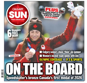 Cover of Calgary Sun