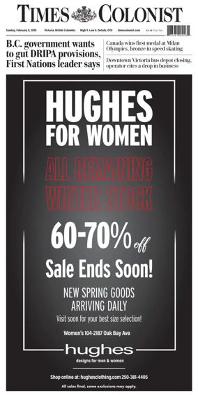 Cover of Times Colonist