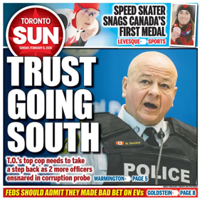 Cover of Toronto Sun
