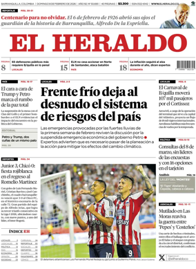 Cover of El Heraldo (Colombia)